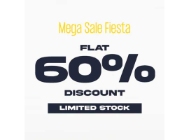 Equator Stores Mega Sale Fiesta Flat 60% Off on Limited Stock
